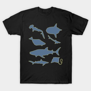 Sharks and Stingrays | Ocean Animal Fish Sea T-Shirt